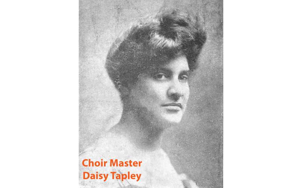 Choir Master Daisy Tapley-B&W